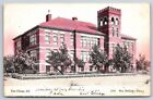 East Chicago Indiana~William McKinley School Building~Vintage Postcard