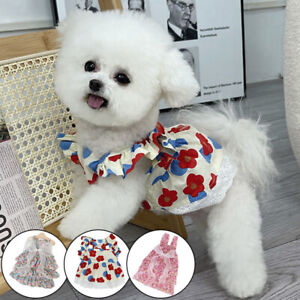 Small Pet Dog Cat Summer Lace Skirt Princess Tutu Dress Puppy Clothes Apparel‹