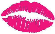 A cool lips vinyl cut decal or sticker one color, great for car, laptop, etc.