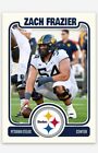 Zach Frazier Pittsburgh Steelers ACEO Custom Football Card! 2024 NFL Draft!