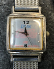 Vintage 1950's Pepsi-Cola Analog Watch Silver Tone - Not Tested