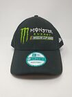 Monster Energy NASCAR Cup Series Strapback Hat Cap Black w/ Sticker New Era