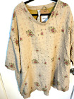 NWT MAGNOLIA PEARL FRANCIS QUILTEDPULLOVER IN PROVINCIAL NEVER WORN OR WASHED
