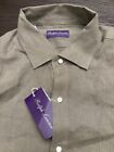 NWT Ralph Lauren purple label linen shirt XL Dark Saige Olive Botton Up $450