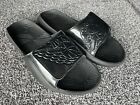 NIKE AIR JORDAN Men's Size 9 US Hydro 7 Triple Black Sandals Slides AA2517-010