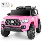 Toyota Licensed 12V Ride on Truck Car for Kids Electric Toys w/ Remote Control