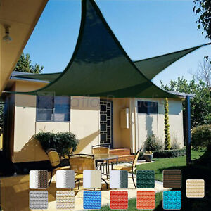 Right Triangle Outdoor Sun Shade Sail for Easy Fit Between Walls