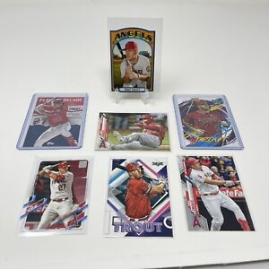 MIKE TROUT 2021 Topps Heritage Rare Die-Cut Mini & Lot Of 6 Others