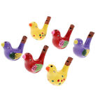 6Pcs Ceramic Bird Whistle Hand-Painted Water Birds Musical Noisemaker Toys
