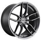 18x8 Niche M204 VOSSO MATTE ANTHRACITE Wheel 5x108 (40mm) (For: 2017 Jaguar XE)