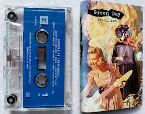 New ListingGreen Day Insomniac Cassette Tape Alt Indie Punk Rock Brain Stew Reprise 90's