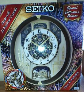 Seiko 2023 Melodies in Motion Musical Wall Clock Special Collectors Edition, New