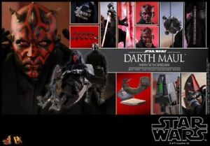 New Hot Toys DX17 Star Wars The Phantom Menace Darth Maul & Sith Speeder Normal