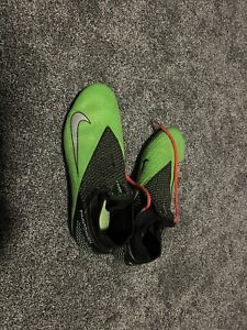 Nike Phantom Vision VSN 2 Elite DF FG Black/Green Cleat CD4161-036 Size 11.5 US
