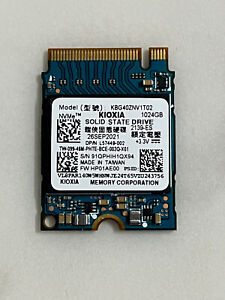 Kioxia KBG40ZNV1T02 1TB NVMe M.2 2230 SSD BG4A 1024GB Surface Pro 7+8 Steam Deck