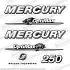 Fits Mercury 250hp Optimax Decal Kit in Silver Outboard Motor Engines 2007-2012