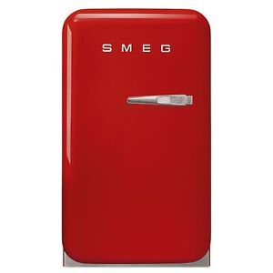 Smeg 50's Retro Style Freestanding Red Mini Cooler Right Hand Hinge, 15-Inches