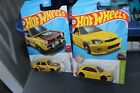 Hot Wheels-Honda Civic-Lot of 2-Yellow '73 Rally Racer & Yellow '99 Type R #5/5