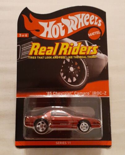 Hot Wheels RLC Real Riders '85 Chevrolet Camaro IROC-Z #1053/4000 Series 11