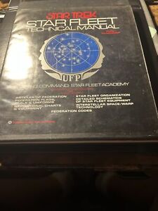 Star Trek Star Fleet Technical Manual Rare Find Of TM: 379260