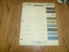 1941 Oldsmobile NASON Color Chip Paint Sample - Vintage