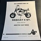 1970 ARCTIC CAT SSSCAT II ST. MINI-BIKE PARTS MANUAL COPY P/N 2350-001