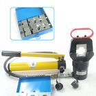 20 Ton Hydraulic Crimper Crimping Tool Cable Wire Hose Lug Terminal+12 Dies Set