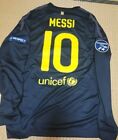 Lionel Messi Barcelona Nike Soccer Long Sleeve Jersey Kit 11/12 Size L Original