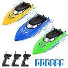 3 Pack 2.4 GHz RC Boat Remote Control Boats for Pools and Lakes for Kids & Adult