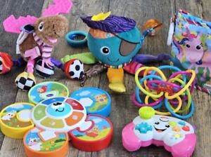 Baby Toys Lot VTech FP Lamaze Octopus Moose Infant Interactive Learning Bundle