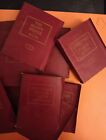 1920s 3 Little Signature Library Books Miniature Red Leather Classics  Kipling +