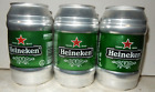 3 HEINEKEN Barrel Shaped Beer cans from HOLLAND for Export  (355ml) empty !!
