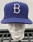 7 1/8 New Era 59Fifty Brooklyn Dodgers Royal Blue Fitted Hat cap MLB Throwback