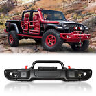 Steel Front Bumper Kit 10th Anniversary Style Fit For Jeep Wrangler JL Gladiator (For: 2018 Jeep Wrangler Unlimited Rubicon)