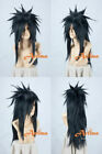 Uchiha Madara Long Black Cosplay Animation Modeling Wig Hair Free Shipping