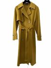 Joseph Wool and cashmere Trench Coat Mustard FR36 Worn Once
