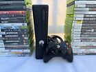 Microsoft Xbox 360 SLIM 250GB Bundle w/Official Controller & 3 Games ~ Excellent