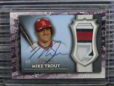 2021 Topps Mike Trout 2017 Dynasty Through The Years GU Patch Auto #1/1 B155