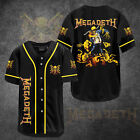 Megadeth Rock Band Music Baseball Jersey Print Unisex T-Shirts Men Women S-5XL