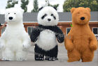 2023 Inflatable Brown Bear Mascot Costume Panda Role-playing Party Costume Adult