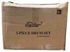 Drum Set for Kids Beginners Junior 3 Piece Drum Kit 14 inch Drums with Bass