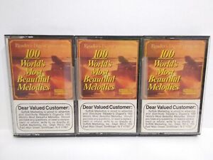 100 World's Most Beautiful Melodies Tapes By Readers Digest Cassette Set Lot