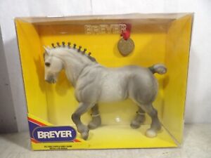 Vintage Breyer 1990 Dapple Grey Shire Medallion Series Horse NIB
