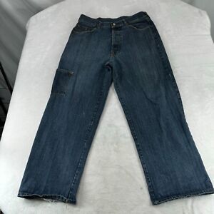 Evisu Heritage Blue Jeans Button Fly Men Size: 36