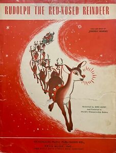 Rudolph The Red Nose Reindeer Christmas Piano Sheet Music