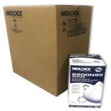 NEW Moldex 2200 N95 Particulate Respirator MD/LG Dust Particle Masks 12 BX Case