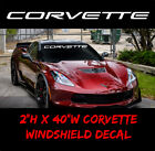 Chevrolet Corvette Premium Windshield sport Vinyl Decal Sticker C5 Z06 turbo 333