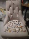 antique brooches and jewlery lot