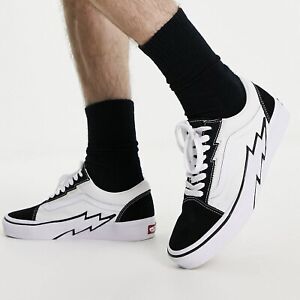 Vans Old Skool Bolt Men's Sneakers Skateboarding Shoes White Black #350