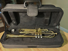 YAMAHA YTR-2335 BRASS TRUMPET WITH 7C SILVER MOUTHPIECE AND CASE